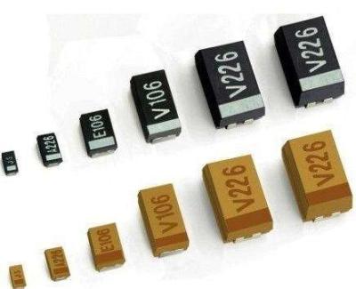 China Condensador de microprocesador del condensador de microprocesador del tantalio SMD TAJC106K016RNJ 10uF (106) ±10% 16V CASE-C 10/16C MLCC en venta