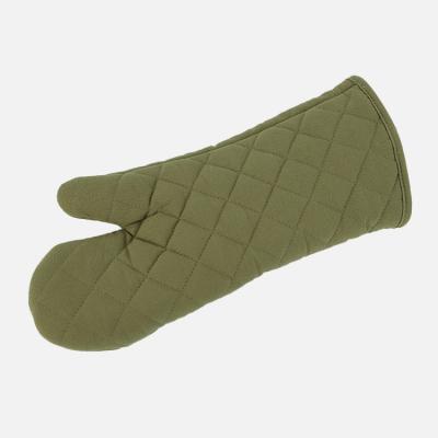 China Oven Mitt With Terry Cloth Cotton Gloves Durable Kitchen BBQ Gloves Heat Resistant Lining for sale