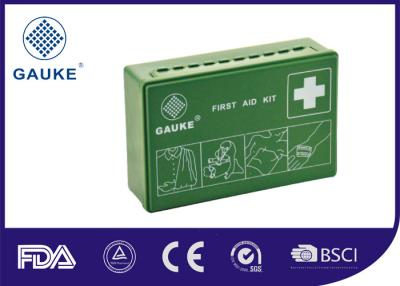 China Green ABS Box family first aid kit Germany Standard DIN 13164 Easy To Carry And Hang for sale