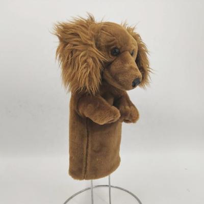 China Soft/handcrafted/beaytifu plush animal headcovers high quality dog head cover club golf club headcovers for sale