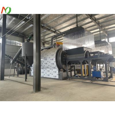 China 80% de rendimiento de petróleo Biomasa planta de pirólisis por microondas maquinaria de procesamiento de caucho natural en venta