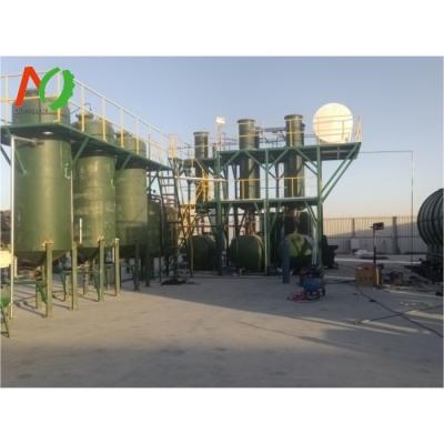 Cina Convertire l'olio di motore usato in impianto di distillazione diesel con un consumo di energia di 15 kW in vendita