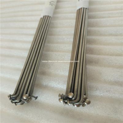 China spokes titanium alloy spoke Gr5 6AL4V L=296mm/293mm Bend head for sale