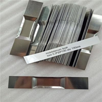 China ASTM B 770 Standard Tungsten Metal Boats for Evaporation and 3422°C Melting Point for sale