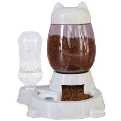 China Factory Supply Automatic Cartoon Suit Lovely Stocked Cat And Dogs Pet Automatic Feeding Bowl for sale