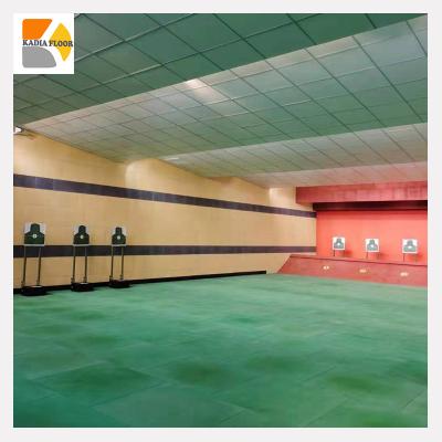 China Shooting Range RUBBER High Quality Environmental Rubber Flooring for sale