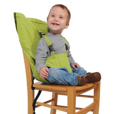 China 50%Cotton Washable Baby Seat With Straps Washable Portable Travel Umpire Chair Booster for sale