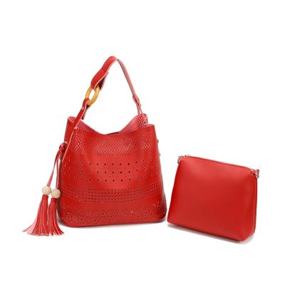 China Fashion Factory Supply Custom Made Soft Tote PU Leather Woman Handbag for sale