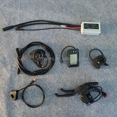 China 36v 350w 500w With LCD Display Mountain Front Rear Motor Electric Bike Kit LED Power Battery Wheel 20