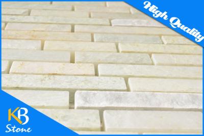 China 12 x 12 Inch Eco-friendly Mosaic Wall Tiles Polished Wall Flooring Sheet for Hotel Kitchen / Bathroom for sale