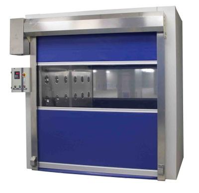 China Rapid Air Shutter Door Air Shower Pass Box For Pallet Cargo Cleaning System for sale