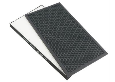China El panel negro del OEM activó el filtro del purificador del aire del carbono HEPA en venta