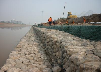 Cina Cesti metallici tessuti del gabbione della scatola del gabbione per il recinto di pietra System del gabbione in vendita