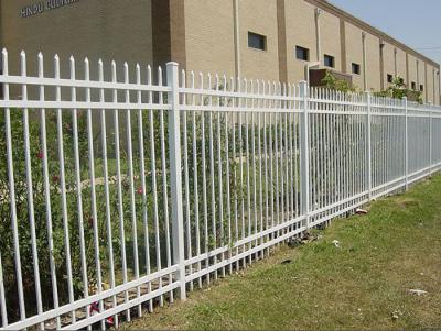 China OHSAS 18001 1.8*2.4m galvanization Steel Picket Fence for sale
