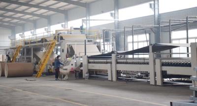 Chine 3 lignes de production de carton ondulé 80 m/min avec chauffage électrique MC80-1400 à vendre