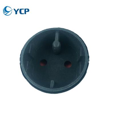 China Electrical Outlet 4.8mm 2 Pin Socket Power Cord Socket Female Waterproof Socket With Ground French-Dutch Plug for sale