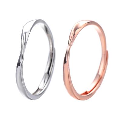 China CLASSIC wholesale fashion jewelry ring 925s silver rings wedding rings gold 18k couple for sale