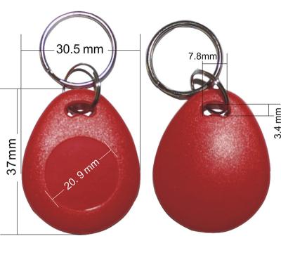 China Waterproof / ABS Card 13.56MHz RFID Access Key FOB Tags Waterproof Plastic Keyfob MW-K4 RFID Key FOB Door for sale