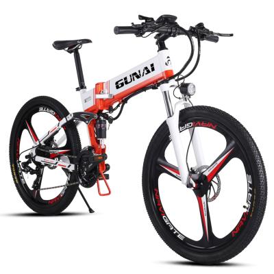 China Aluminum Alloy 21 Speed Fat Tire Bike /48V 350W Electric Bicycle, 26