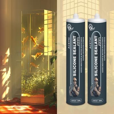 China MH988 Acetic GP Sealant High Strength Multi Purpose Water Tank Gp White Silicone Sealant for sale