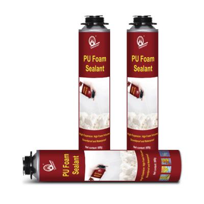 China MH PU Foam 750ml General Purpose Fireproof Expanding and Multifunctional One Component with EINECS No. 618-498-9 White for sale