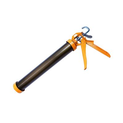 China Industrial Grade Champaign MH Sealant Gun for 600ml Aluminum Tube Sausage Silicone Sealant Caulking Gun for sale