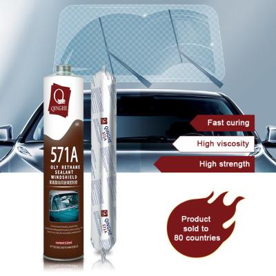 China MH571A Windscreen Auto Glass Black White Polyurethane Sealant Windshield Pu Sealant For Car Window for sale
