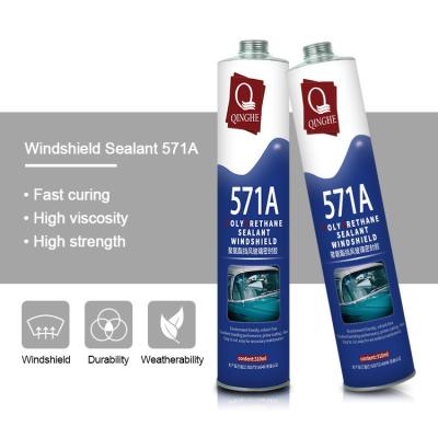 China MH571A Polyurethane Silicone Adhesive Sealant for Automobile Windshield Windscreen for sale
