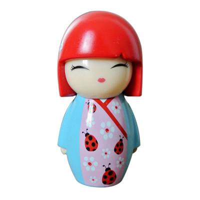 China Japan Customized Japanese Kokeshi Doll Resin Opens Cute Business Friend Gifts Home Decoration for sale