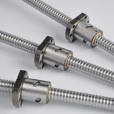 Chine Bearing of GCr15 Steel Backlash Ball Screw SFU03210-4 Purchase Zero Highlight Threaded Rod à vendre