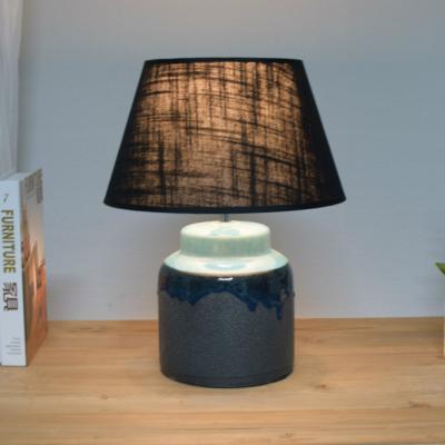 China New Popular Modern European Style Two Tone Chandelier YH Design Blue And Black Concise Two Tone Chandelier Hotel Home Decor Bed Side Table Lamp for sale