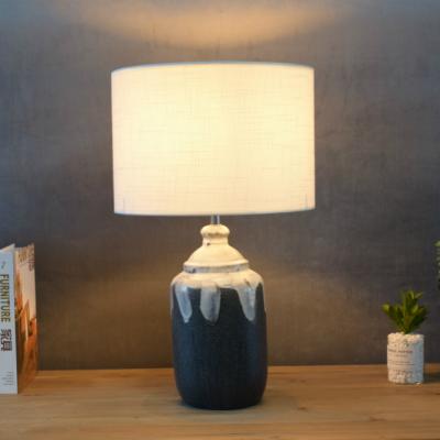 China European Modern Style Popular Two Tone Chandelier YH New Design Concise Home Bed Side Table Lamp White And Black Two Tone Chandelier Decor With Lamp Shade for sale