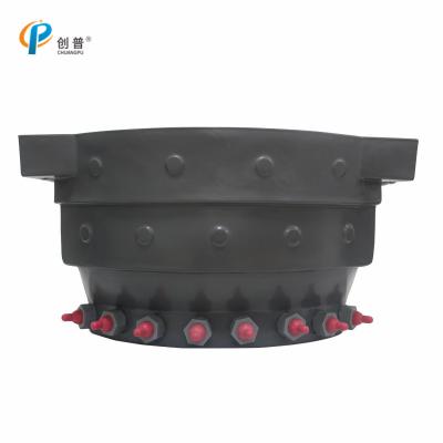 China 38 Liter Customizable Calf Feeding Bucket with Rubber Nipple for 6-8 Lambs for sale