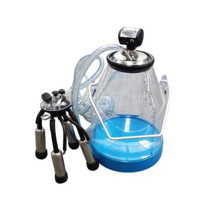 China Grupo de cubos de ordeño de vacas transparentes con capacidad de 25L para la producción de lácteos a gran escala Alturas 470mm en venta