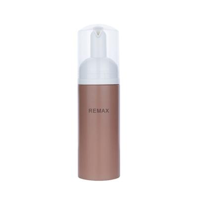 Chine Bouteille lisse cylindrique blanche/brun en plastique de 150 ml avec pompe blanche pour bouteille de pompe à mousse à vendre