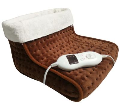 China Bedroom Artificial Wool Electric Foot Warmer With Stamp Welding Netting for sale