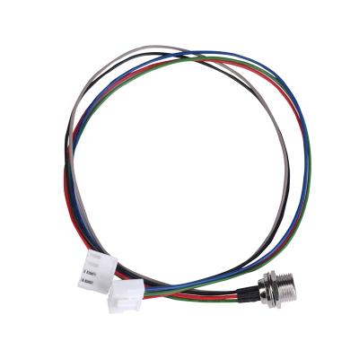 China Electronic MACHINE STATUS LED WIRE GX12 Wire Harness for sale