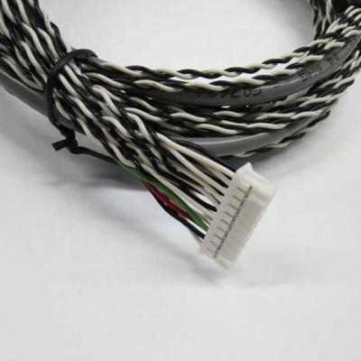 China New Electronic 6p Customized Wire Harness 24AWG Twisted Wire Assembly Cable Assembly for sale