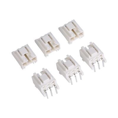 China PCB Board 3.96mm Pitch 3pin Wire To Board Right Angle White Single Row Connector Wafer for sale
