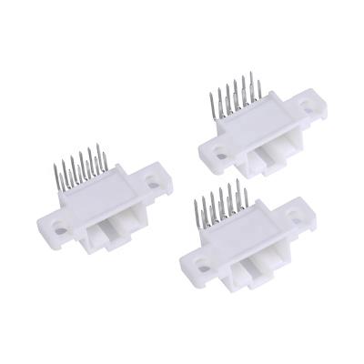 China PCB 3.96mm 4.2mm Pitch 12pin Wire To Board Double Row Connector Right Angle White Wafer for sale