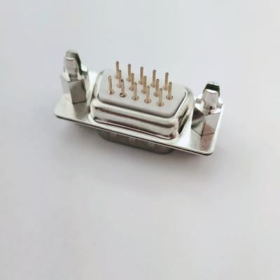 China D-Sub Compouter 9 Pin Right Angle Straight Connector for sale