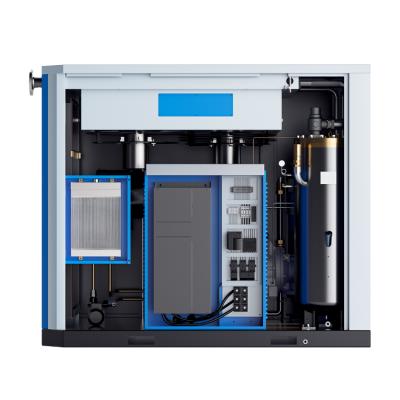 China SCR100EPM2 8bar 10bar 100HP 75KW Lubricated Screw Air Compressor Manufacture for sale
