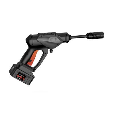 China Simple style compact wireless lithium battery pistol style household car washer for sale