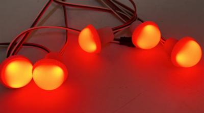 Cina Lampada LED per divertimenti all'aperto 33mm 5050RGB 1W DC12V Decorative Cabochon Fairground Lights in vendita