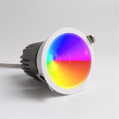 中国 400lm LED 色とりどりのスポットライト 調節可能なコブベース 収納されたスポットライト 高光価 スーパーマーケット モール アルミウム 埋め込み 販売のため