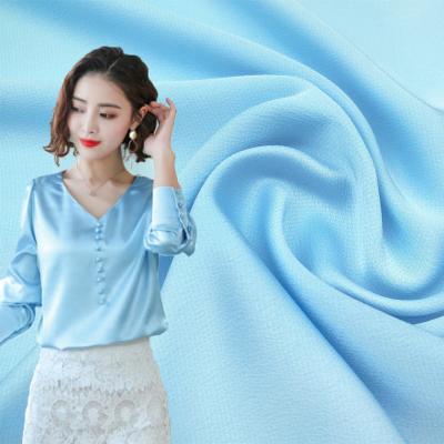 China Anti-Static High Quality Glossy Polyester Hammered Satin Fabric For Wedding Decoration for sale