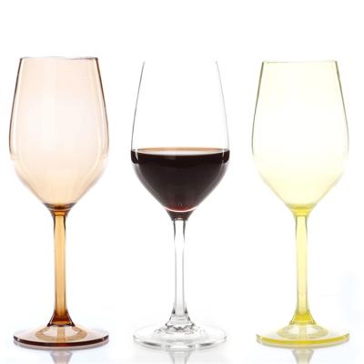 China Viable cheap colorful personalized biodegradable acrylic champagne flutes handmade stylish tumbler for sale