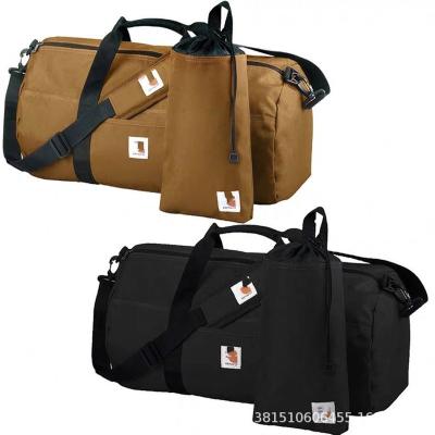 China Divider Waterproof Nylon Dry Duffle Bag Pocket Travel Gym Outdoor Orange Bag With Wet for sale