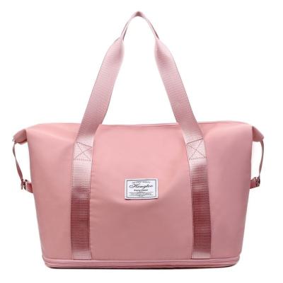 China High Quality Large Capacity Women's Nylon Duffel Bags Gym Waterproof Women's Sports Travel Bag for sale