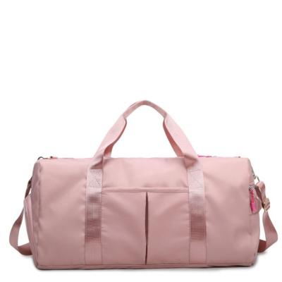 China Fashion Wholesale Price Travel Duffle Bag Waterproof Fitness Fleece Gym Bag With Shoe Compartment for sale
